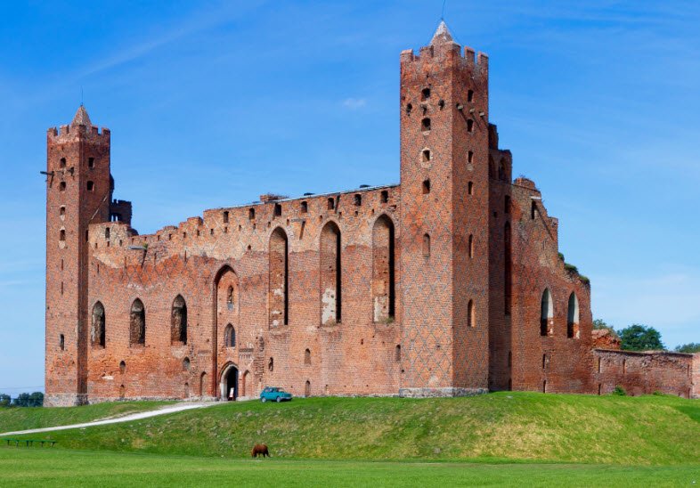 Teutonic Castle in Radzyn Chełmiński, Poland